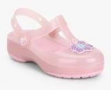 Crocs Isabella Pink Clogs Sandals Girls