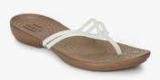 Crocs Isabella White Flip Flops Women