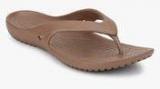 Crocs Kadee Ii Bronze Flip Flops Women