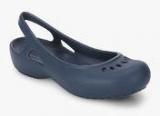 Crocs Kadee Slingback Navy Blue Belly Shoes Women