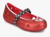 Crocs Keeley Minnie Glitter Red Belly Shoes girls