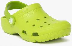 Crocs Kids Lime Green Coast Clogs