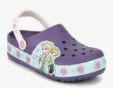 Crocs Lights Frozenfever Purple Clogs Girls