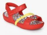 Crocs Lina Minnie Red Sandals Girls