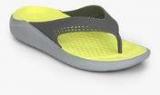 Crocs Literide Grey Flip Flops Women