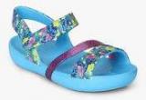 Crocs Little Lina Blue Sandals Girls