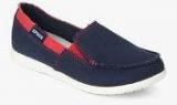 Crocs Melbourne Navy Blue Moccasins Women