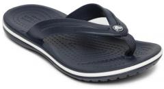 Crocs Navy Blue Crocband Solid Thong Flip Flops boys