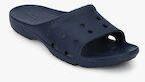 Crocs Navy Blue Sliders Men