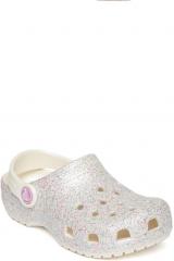 Crocs Off White Croslite Clogs girls