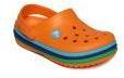 Crocs Orange Croslite Clogs Girls