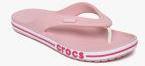 Crocs Pink Flip Flops Women