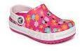 Crocs Pink Printed Clogs Girls