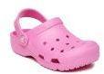 Crocs Pink Solid Coast Clogs Boys