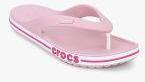 Crocs Pink Thong Flip Flops Women