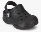 Crocs Ralen Lined Black Clogs Boys