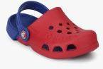 Crocs Red & Blue Colourblocked Electro Clogs Boys