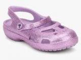 Crocs Shayna Hi Glitter Ma Purple Sandals Girls