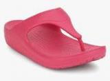 Crocs Sloane Pink Flip Flops Women