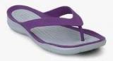 Crocs Swiftwater Purple Flip Flops Women