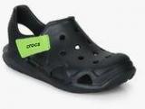 Crocs Swiftwater Wave Black Sandals Boys