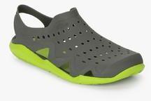 Crocs Swiftwater Wave Grey Sandals men