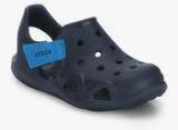 Crocs Swiftwater Wave Navy Blue Sandals Boys