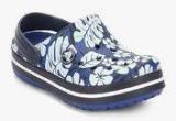 Crocs Tropical Print Blue Clogs Boys