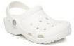 Crocs White Solid Coast Clogs Girls