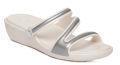 Crocs White Solid Sandals Women