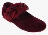 Cutecumber Maroon Belly Shoes Girls