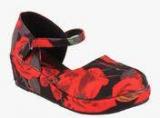 Cutecumber Red Floral Belly Shoes Girls