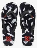 Dc Spray Graffik Black Flip Flops Men