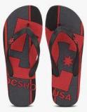 Dc Spray Logo Black Flip Flops Men