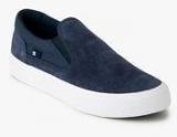 Dc Trase Slip On S Navy Blue Sneakers Men