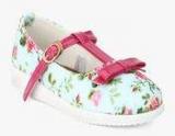 Dchica Floral Chic Multicoloured Floral Mary Jane Sandals Girls