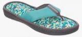 Dearfoams Blue Flip Flops Women