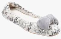 Dearfoams Off White Belly Shoes women