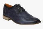 Del Mondo Navy Blue Formal Shoes Men