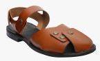 Del Mondo Tan Sandals Men