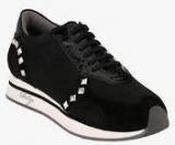 Delize Black Casual Sneakers Women