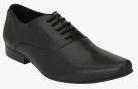 Delize Black Leather Oxfords Formal Shoes Men