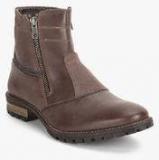 Delize Brown Mid Ankle Boots Men