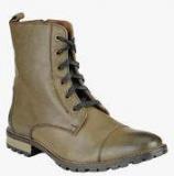 Delize Green Boots Men