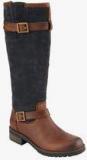 Delize Knee Length Brown Boots Women