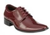 Delize Maroon Formal Shoes Men