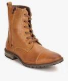 Delize Tan Low Ankle Boots Men