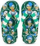 Disney Donald Duck Green Flip Flops boys