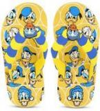 Disney Donald Duck Yellow Flip Flops Boys