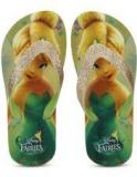 Disney Fairies Green Flip Flops Girls